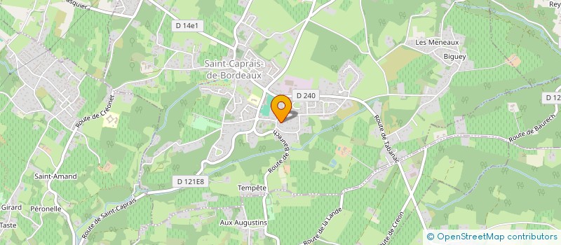 localisation de l'entreprise MADAME ANGELIQUE REDALLAH  SAINT-CAPRAIS-DE-BORDEAUX