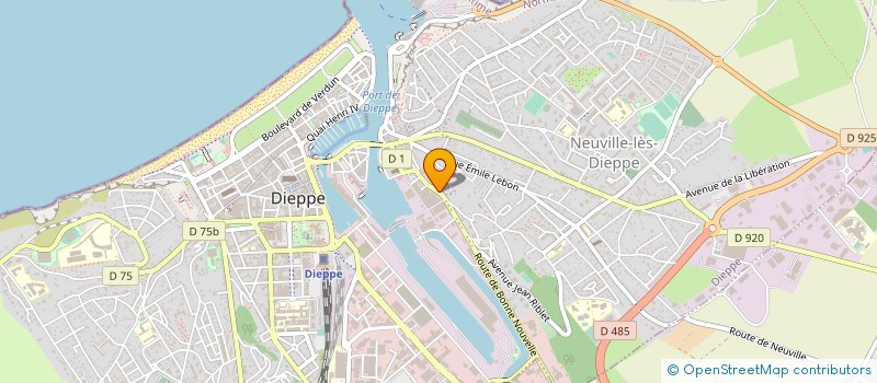 localisation de l'entreprise MADAME ANGELIQUE REGNIER  TOCQUEVILLE-EN-CAUX