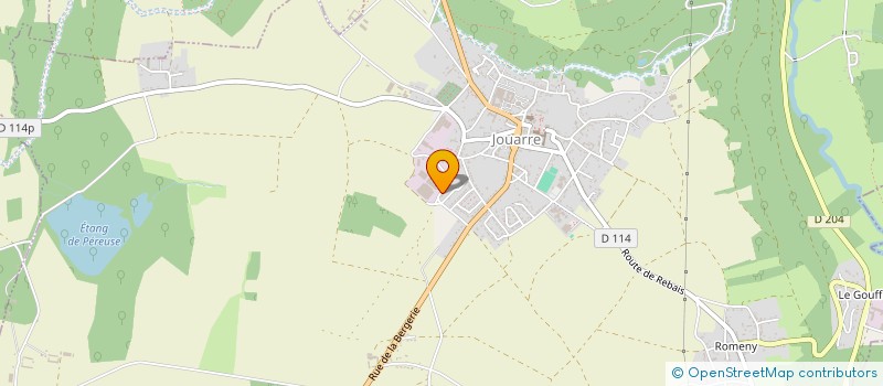 localisation de l'entreprise MADAME ANGELIQUE REGULIER  JOUARRE