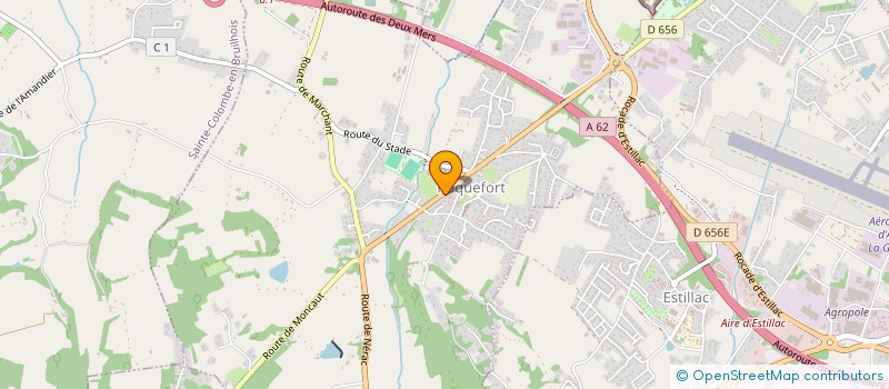 localisation de l'entreprise MADAME ANGELIQUE REINHARD  ROQUEFORT