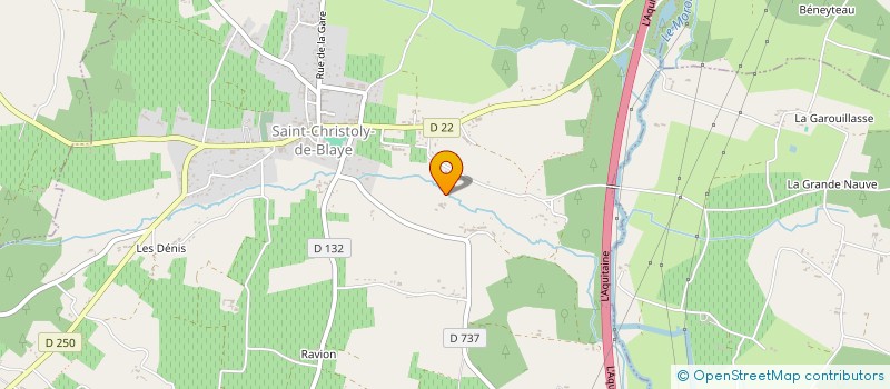 localisation de l'entreprise MADAME ANGELIQUE RENAUD  SAINT-CHRISTOLY-DE-BLAYE