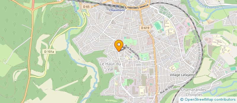 localisation de l'entreprise MADAME ANGELIQUE RENAUT à CHAUMONT