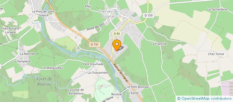 localisation de l'entreprise MADAME ANGELIQUE REUBRECHT  VAL-DE-COGNAC