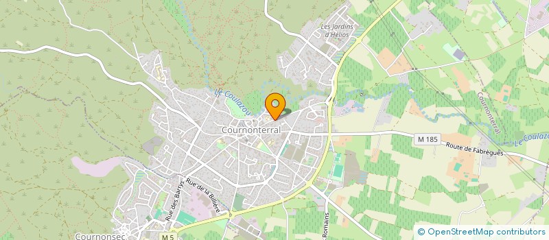 localisation de l'entreprise MADAME ANGELIQUE REVERDY  COURNONTERRAL