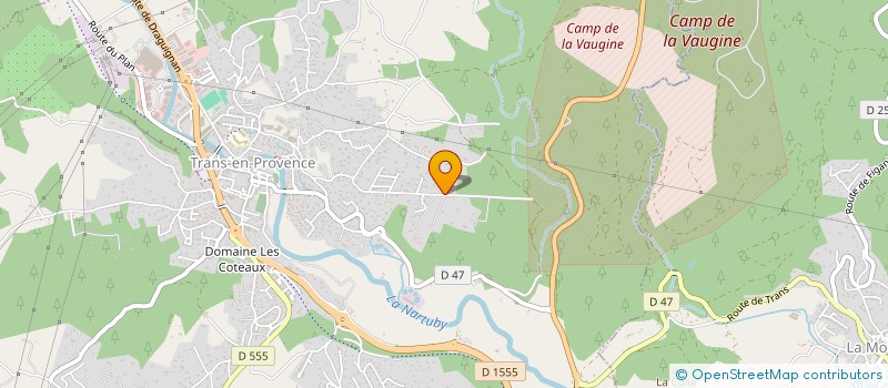 localisation de l'entreprise MADAME ANGELIQUE REVIRON à TRANS-EN-PROVENCE
