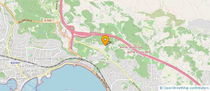 localisation de l'entreprise MADAME ANGELIQUE REVY à SANARY-SUR-MER