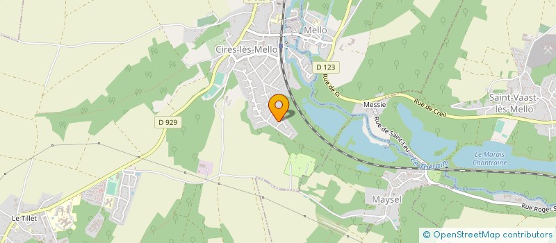 localisation de l'entreprise MADAME ANGELIQUE REY  CIRES-LES-MELLO