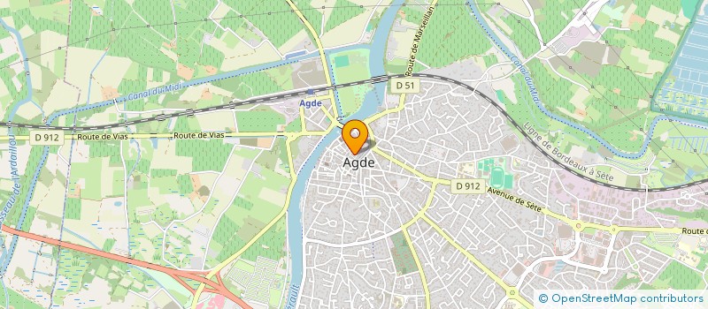 localisation de l'entreprise MADAME ANGELIQUE REY à AGDE