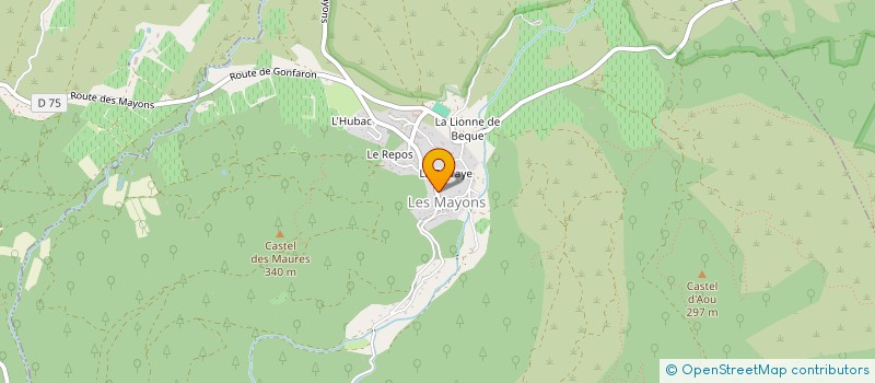 localisation de l'entreprise MADAME ANGELIQUE REZE  LES MAYONS