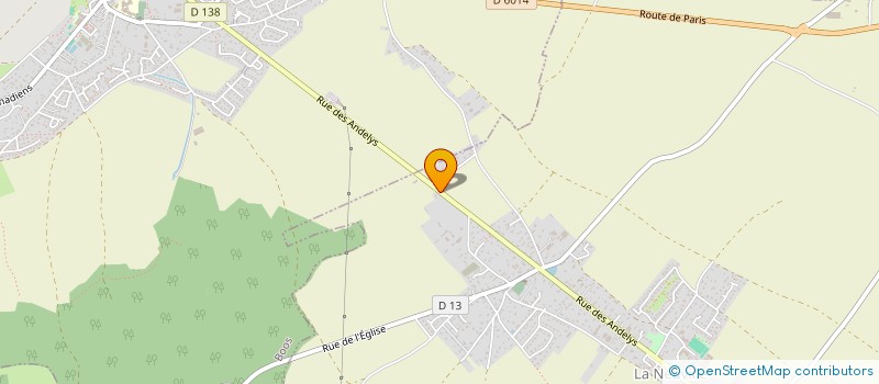 localisation de l'entreprise MADAME ANGELIQUE RICHARD  LA NEUVILLE-CHANT-D'OISEL