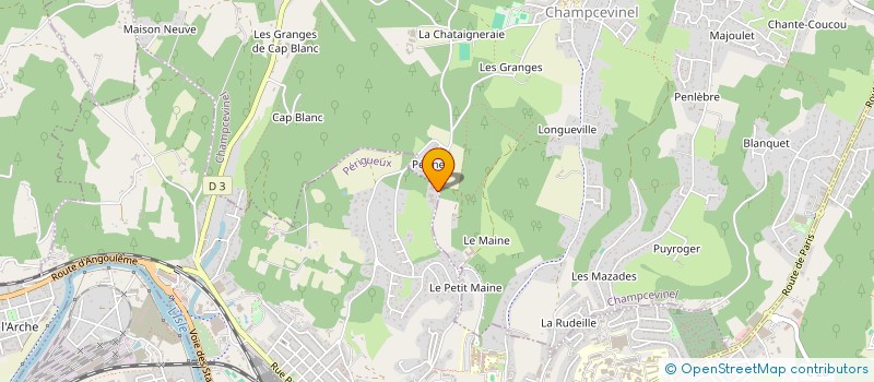 localisation de l'entreprise MADAME ANGELIQUE RIGAUT  PERIGUEUX