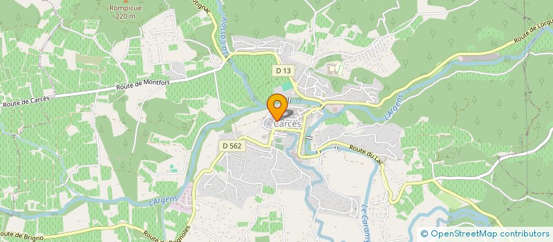 localisation de l'entreprise MADAME ANGELIQUE ROBERT VERD  CARCES