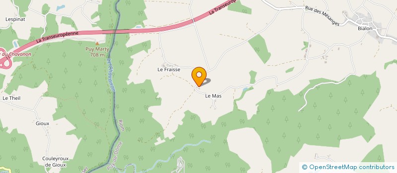 localisation de l'entreprise MADAME ANGELIQUE ROBIN  MESSEIX