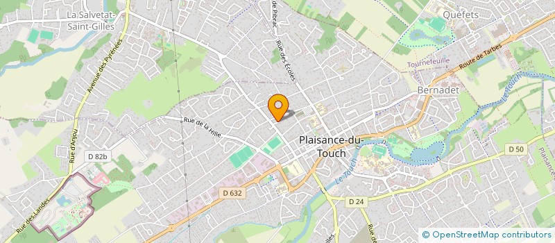 localisation de l'entreprise MADAME ANGELIQUE ROCHER  PLAISANCE DU TOUCH