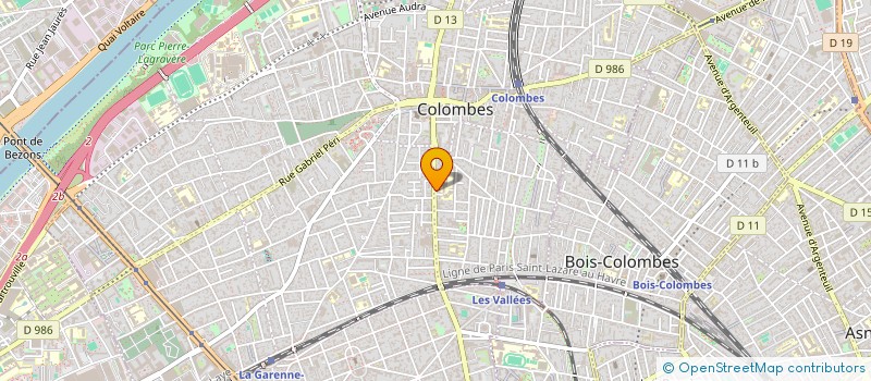 localisation de l'entreprise MADAME ANGELIQUE RODRIGUES  COLOMBES