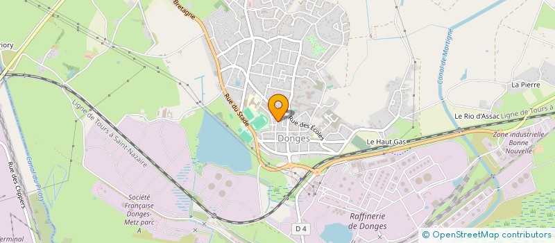 localisation de l'entreprise MADAME ANGELIQUE ROLLAND-SMITH  DONGES