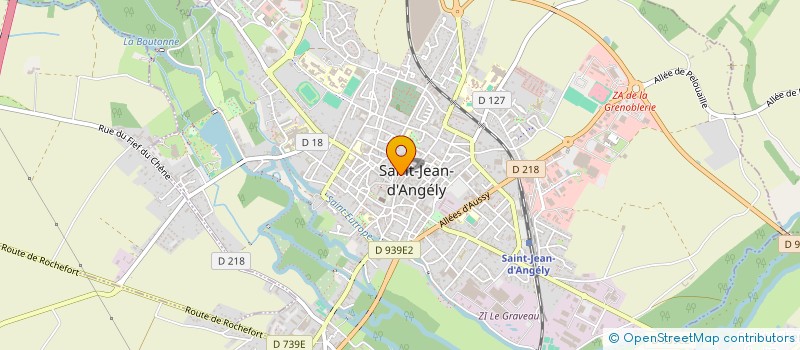 localisation de l'entreprise MADAME ANGELIQUE ROMAIN  SAINT-JEAN-D'ANGELY