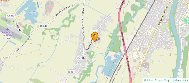 localisation de l'entreprise MADAME ANGELIQUE ROQUE  MURET