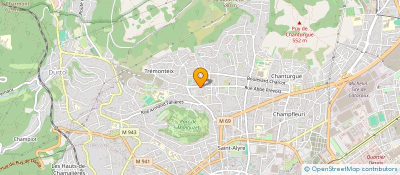 localisation de l'entreprise MADAME ANGELIQUE ROQUES  CLERMONT-FERRAND