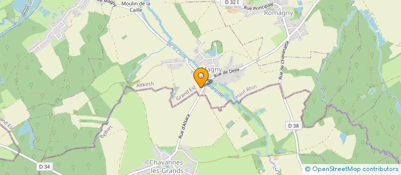 localisation de l'entreprise MADAME ANGELIQUE ROSELLO  MAGNY