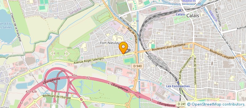 localisation de l'entreprise MADAME ANGELIQUE ROUGEMONT à CALAIS