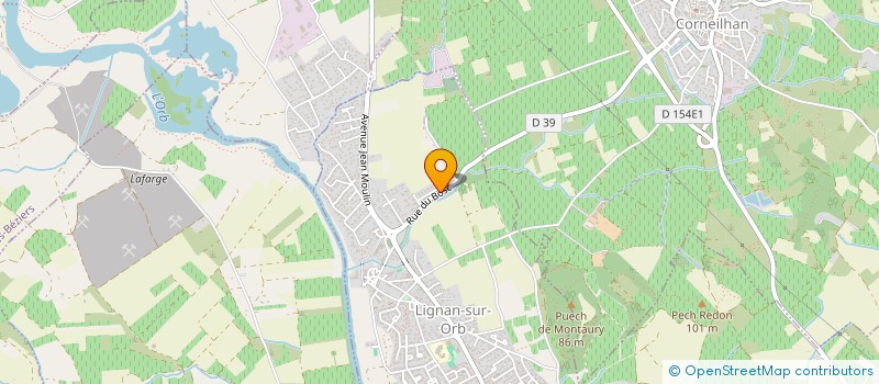 localisation de l'entreprise MADAME ANGELIQUE ROUGIER à LIGNAN-SUR-ORB