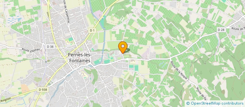 localisation de l'entreprise MADAME ANGELIQUE ROUQUETTE  PERNES-LES-FONTAINES