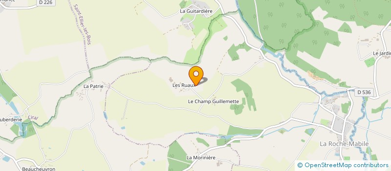 localisation de l'entreprise MADAME ANGELIQUE ROUSSEAU à LA ROCHE MABILE