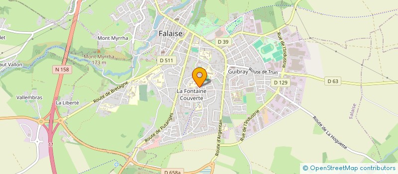 localisation de l'entreprise MADAME ANGELIQUE ROUSSEL  FALAISE