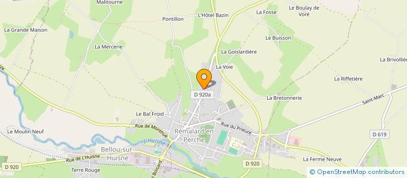 localisation de l'entreprise MADAME ANGELIQUE ROUSSELLE à REMALARD-EN-PERCHE