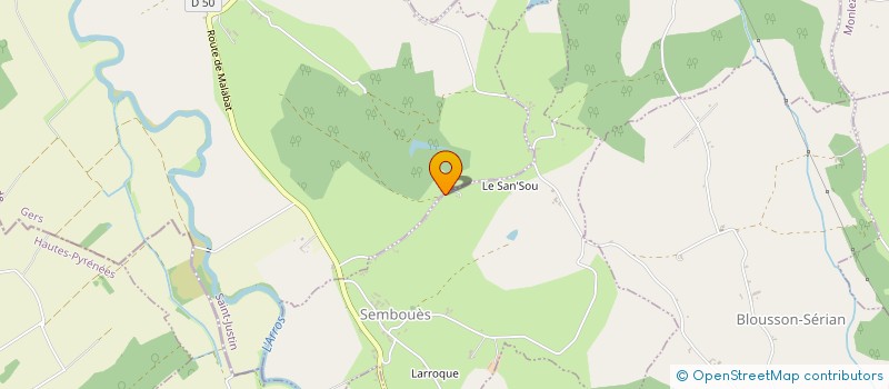 localisation de l'entreprise MADAME ANGELIQUE ROUSSIN  SEMBOUES