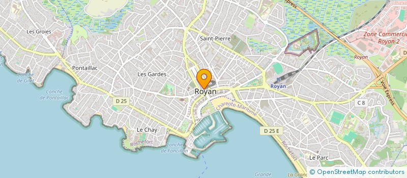 localisation de l'entreprise MADAME ANGELIQUE ROY  ROYAN