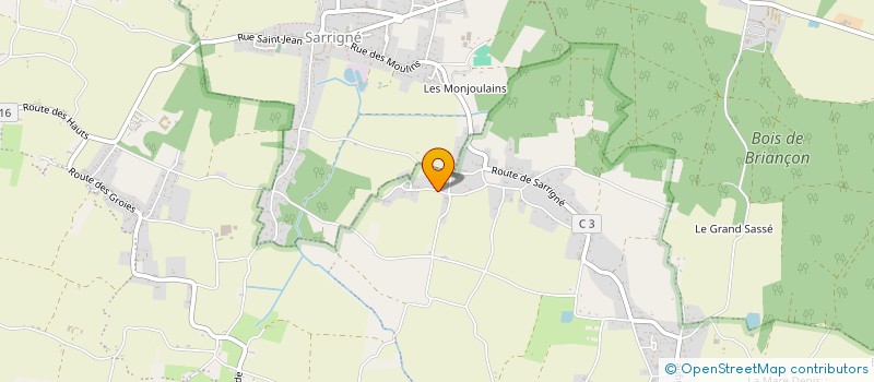 localisation de l'entreprise MADAME ANGELIQUE SABOURIN  LOIRE-AUTHION