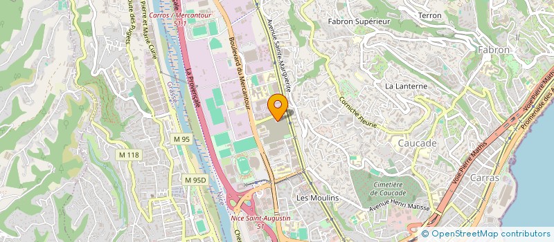 localisation de l'entreprise MADAME ANGELIQUE SADIO à NICE