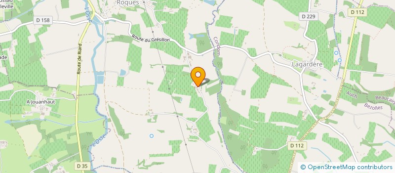 localisation de l'entreprise MADAME ANGELIQUE SAINT-MAXENT-CASTERAN  ROQUES