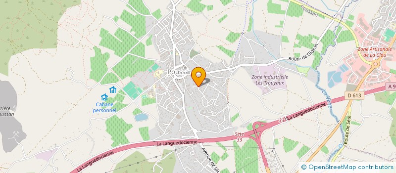 localisation de l'entreprise MADAME ANGELIQUE SALMERON  POUSSAN