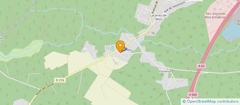 localisation de l'entreprise MADAME ANGELIQUE SALVANS  MIOS