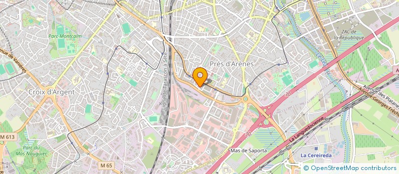 localisation de l'entreprise MADAME ANGELIQUE SANCHEZ à MONTPELLIER
