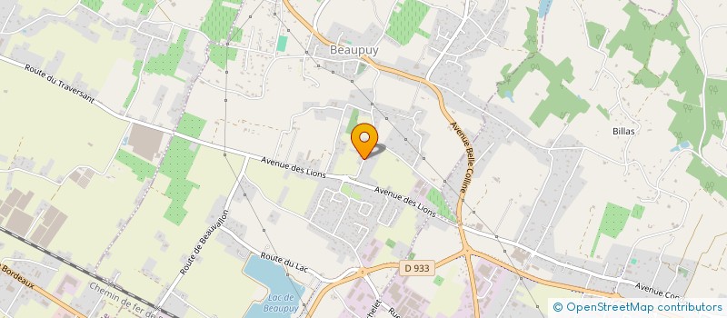 localisation de l'entreprise MADAME ANGELIQUE SANDRE  BEAUPUY