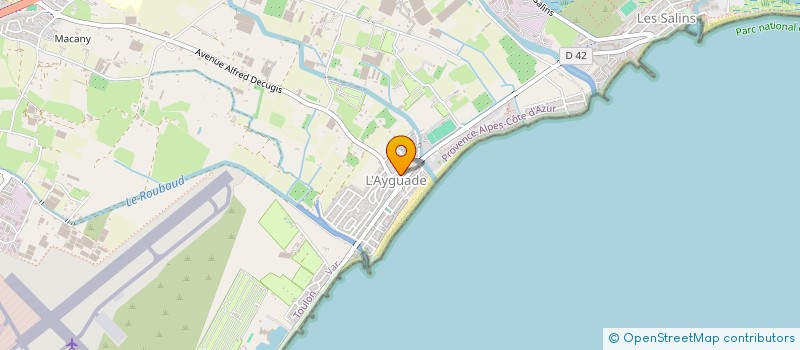 localisation de l'entreprise MADAME ANGELIQUE SARGENTON  HYERES