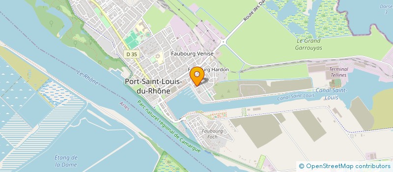 localisation de l'entreprise MADAME ANGELIQUE SAROUKOS à PORT-SAINT-LOUIS-DU-RHONE