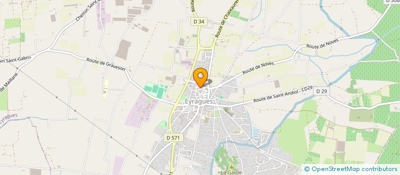 localisation de l'entreprise MADAME ANGELIQUE SAUVADET PEROMINGO  EYRAGUES