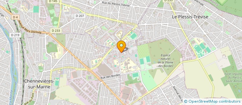 localisation de l'entreprise MADAME ANGELIQUE SAVATON à CHENNEVIERES-SUR-MARNE