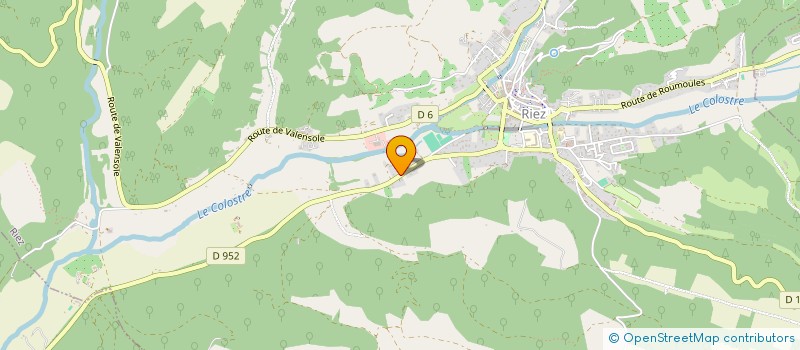 localisation de l'entreprise MADAME ANGELIQUE SCHIELE  RIEZ