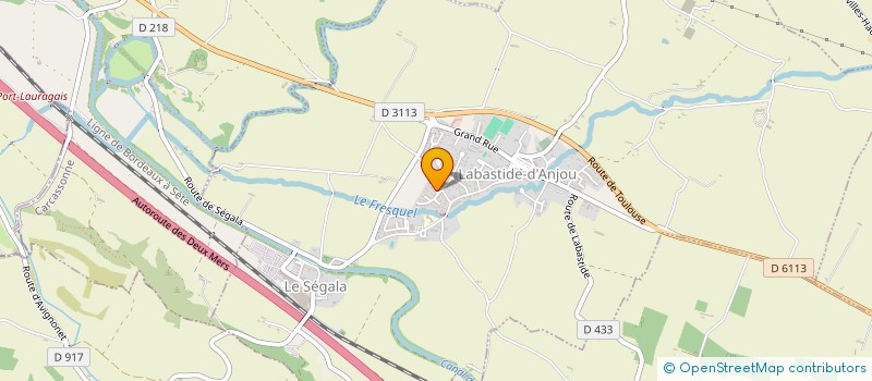 localisation de l'entreprise MADAME ANGELIQUE SCHMITT à LABASTIDE-D'ANJOU