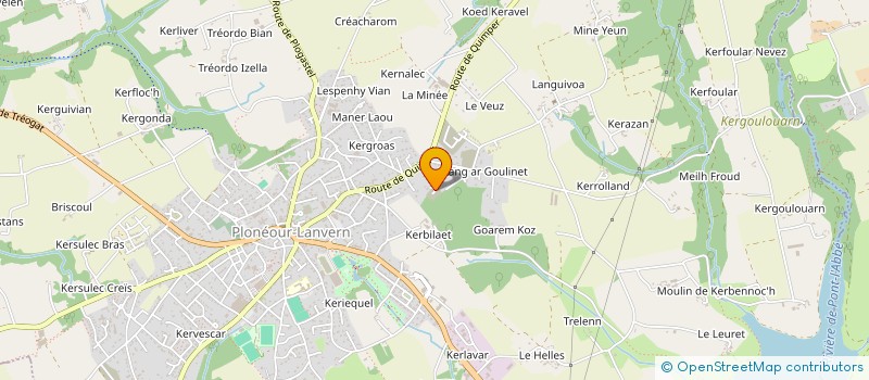 localisation de l'entreprise MADAME ANGELIQUE SEGAIN  PLONEOUR-LANVERN