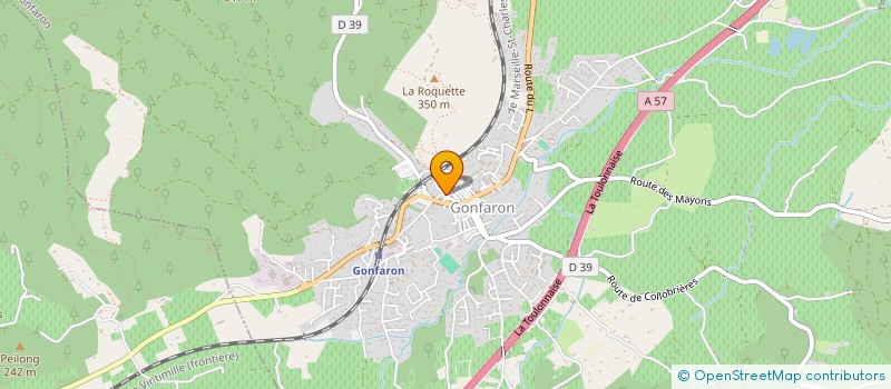 localisation de l'entreprise MADAME ANGELIQUE SEGURA  GONFARON