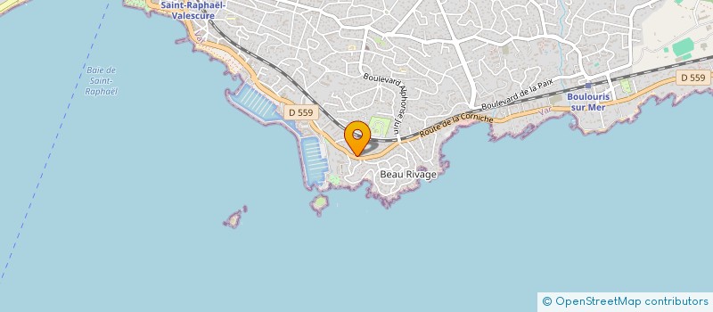 localisation de l'entreprise MADAME ANGELIQUE SEIGNERET  SAINT-RAPHAEL