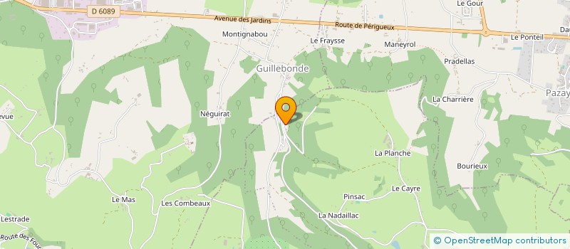 localisation de l'entreprise MADAME ANGELIQUE SERAFFIN à COLY-SAINT-AMAND