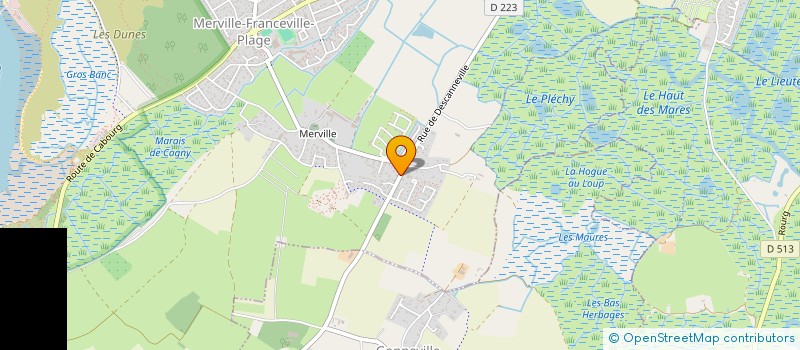 localisation de l'entreprise MADAME ANGELIQUE SERVENTI  MERVILLE-FRANCEVILLE-PLAGE